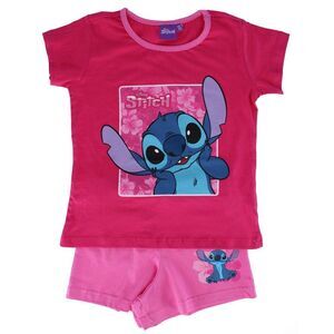 Textiel Trade Girl's Lilo & Stich Short Pajama Set